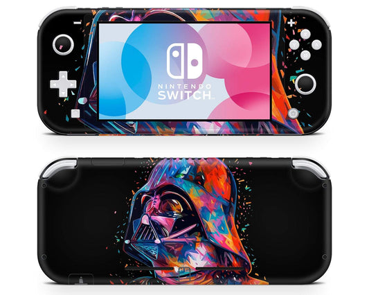 Lux Skins Nintendo Switch Lite Star Wars Darth Vader Confetti Full Set Skins - Pop culture Star Wars Skin