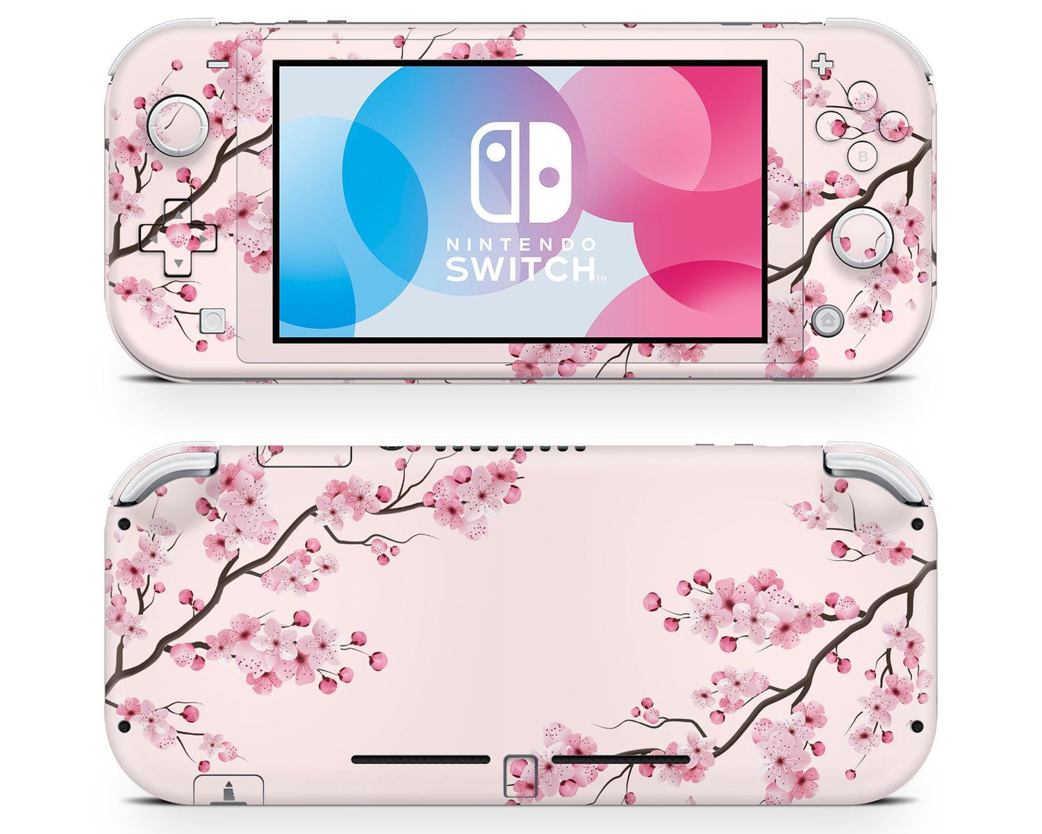 Nintendo Switch Lite Skin, Cute Strawberry Switch Lite Skin Pastel Pink  Full Cover 3m 