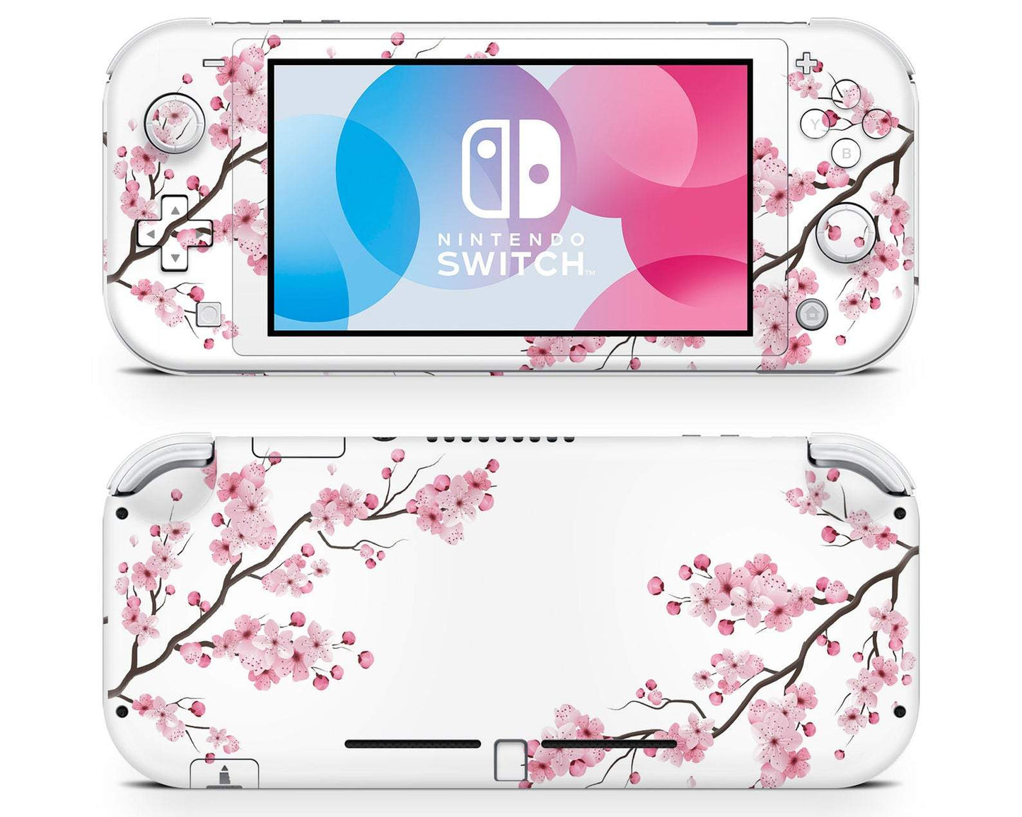 Lux Skins Nintendo Switch Lite Pretty Cherry Blossom Classic no logo Skins - Art Floral Skin