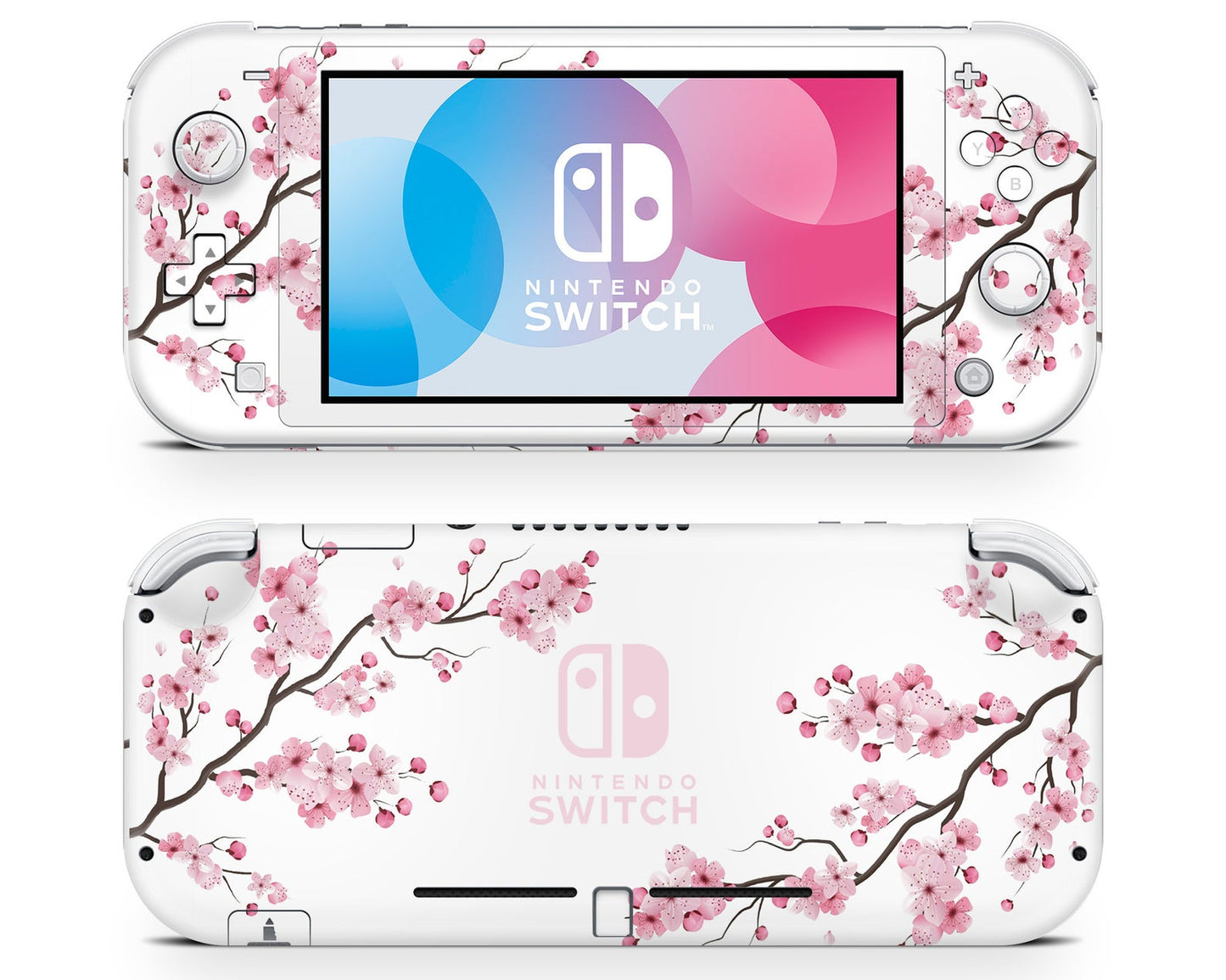 Pretty Cherry Blossom Nintendo Switch Lite Skin