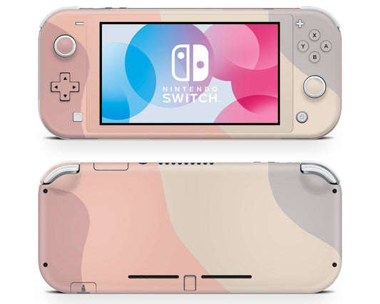 Lux Skins Nintendo Switch Lite Ceramic Rose Wave Classic no logo Skins - Solid Colours Abstract Skin