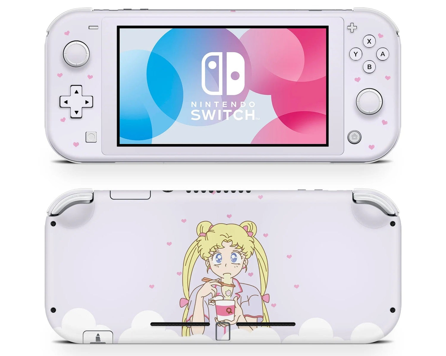 Sailor Moon Ramen Pastel Purple Nintendo Switch Lite Skin – Lux