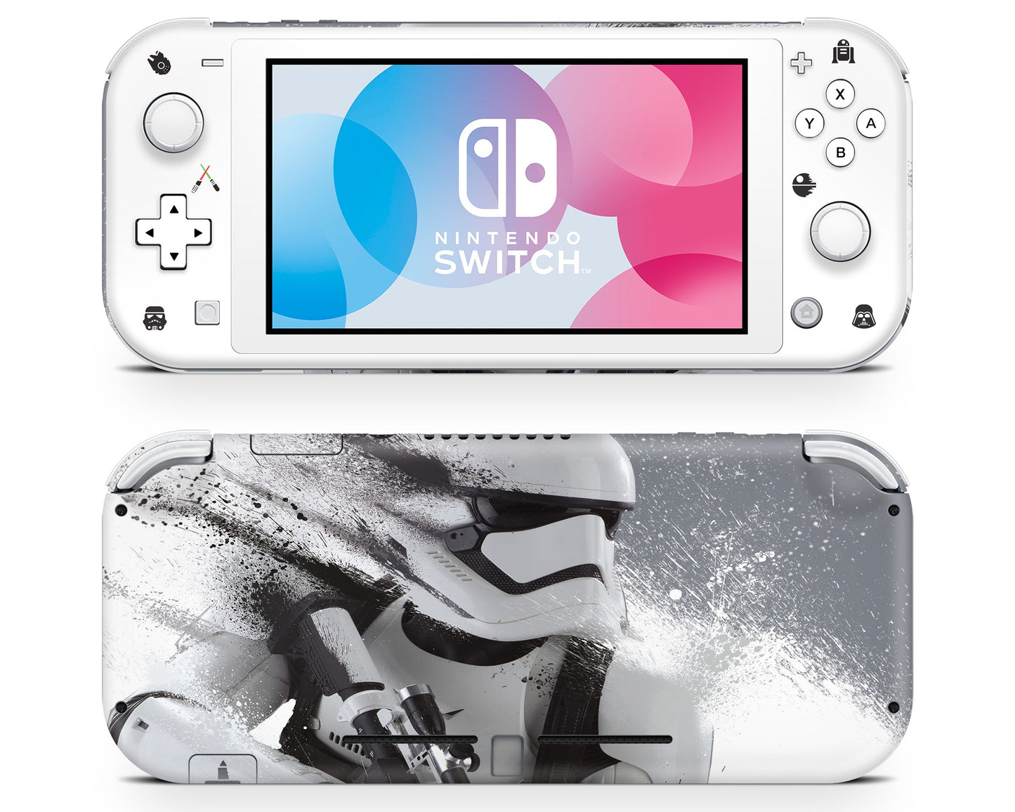 Lux Skins Nintendo Switch Lite Star Wars Stormtrooper White Full Set Skins - Pop culture Star Wars Skin