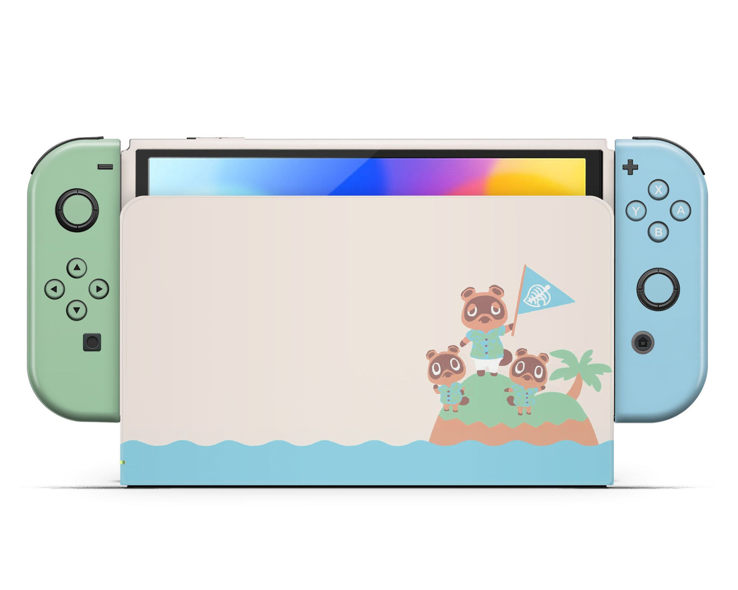 Lux Skins Nintendo Switch OLED Animal Crossing New Horizons Full Set Skins - Pop culture Animal Crossing Skin