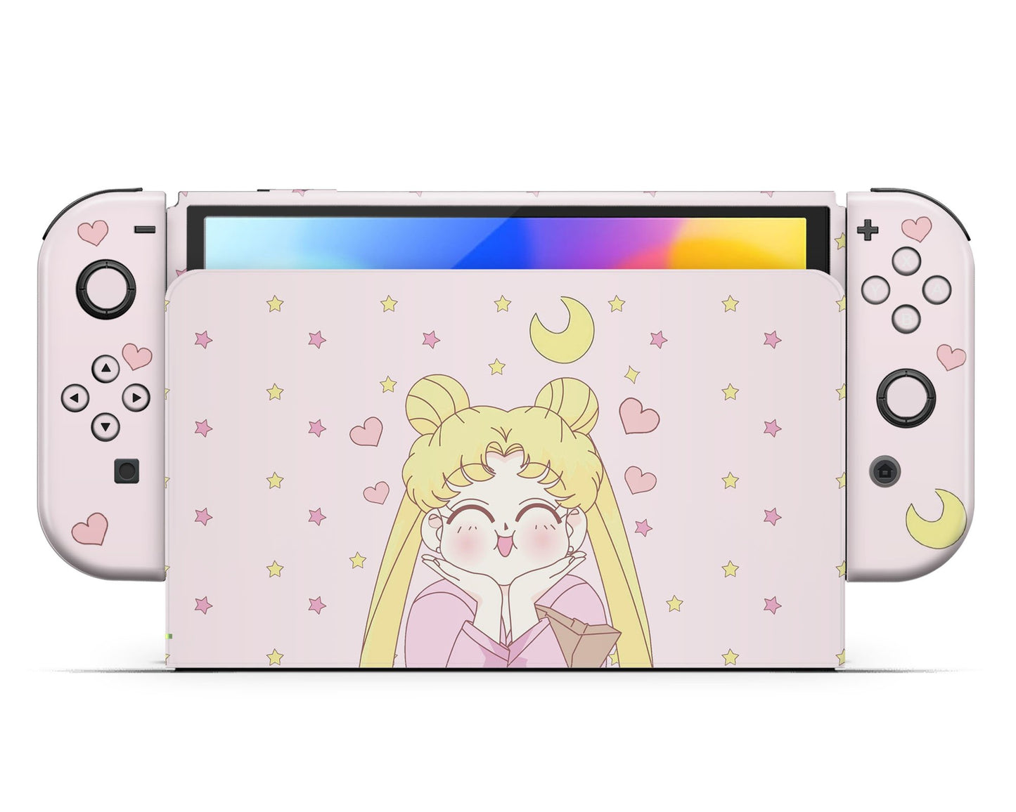 Lux Skins Nintendo Switch OLED Sailor Moon Stars Full Set Skins - Pop Culture Sailor Moon Skin