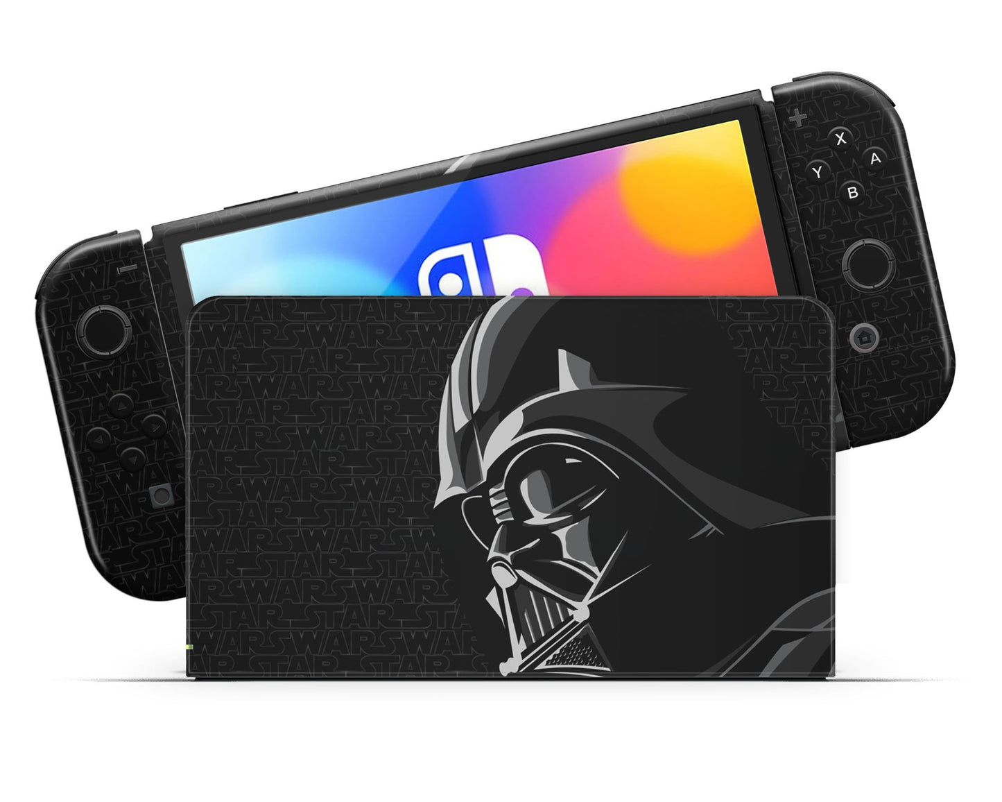 Lux Skins Nintendo Switch OLED Star Wars Darth Vader Full Set Skins - Pop Culture Star Wars Skin