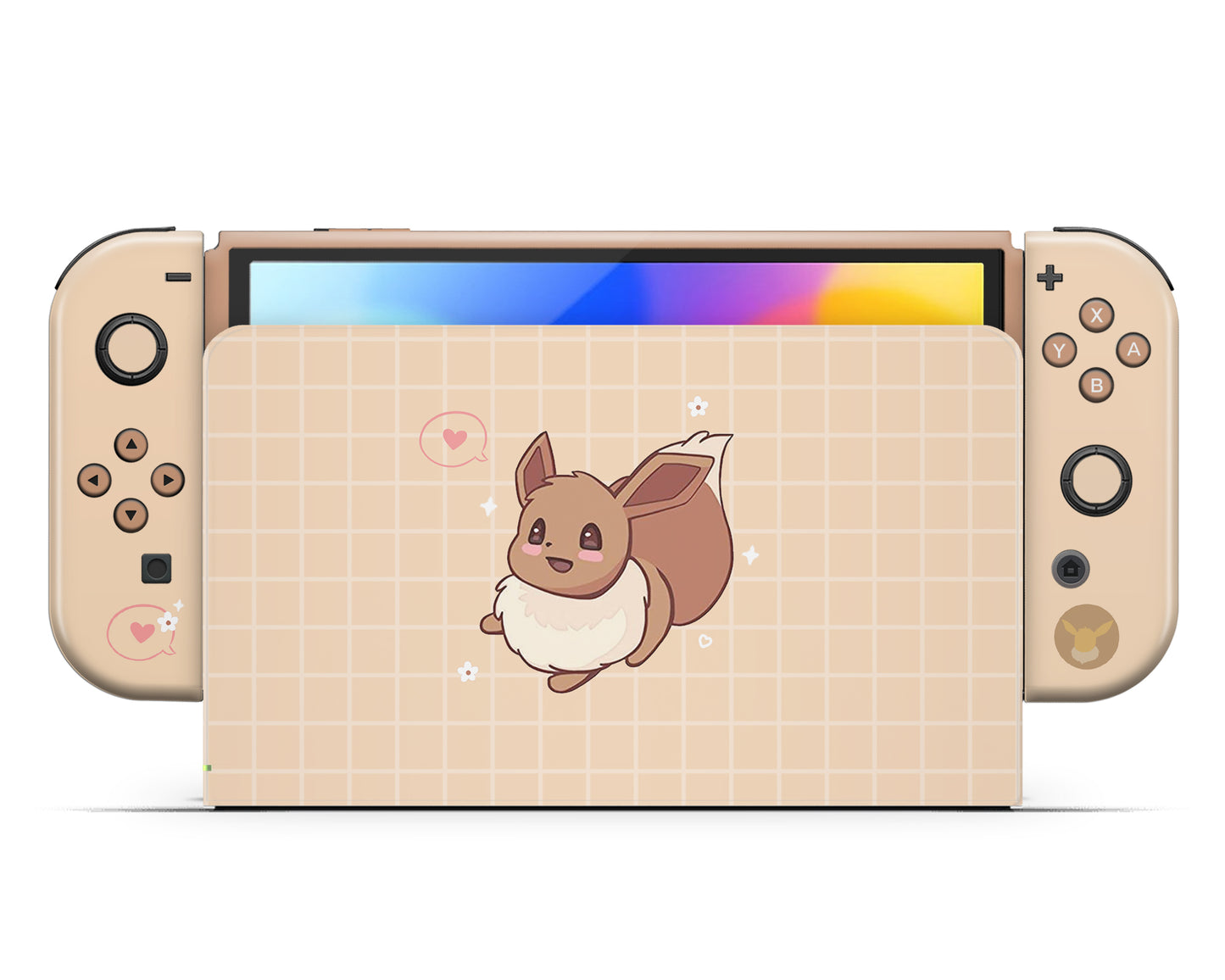 Cute Pokemon Eevee Nintendo Switch Skin