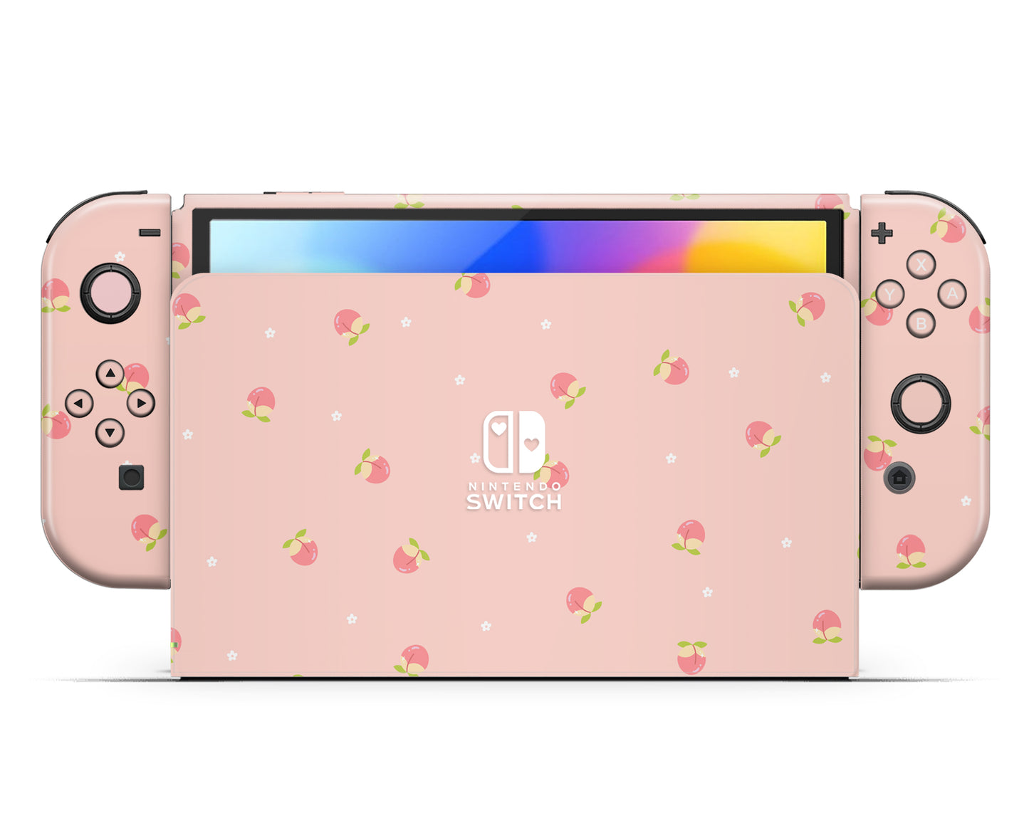 Animal Crossing Peach Nintendo Switch Skin