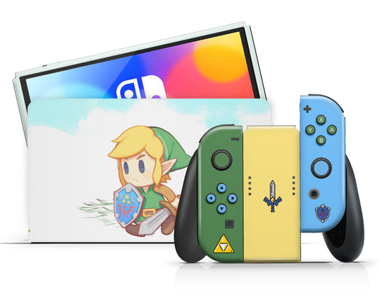 Legend of Zelda Chibi Nintendo Switch OLED Skin