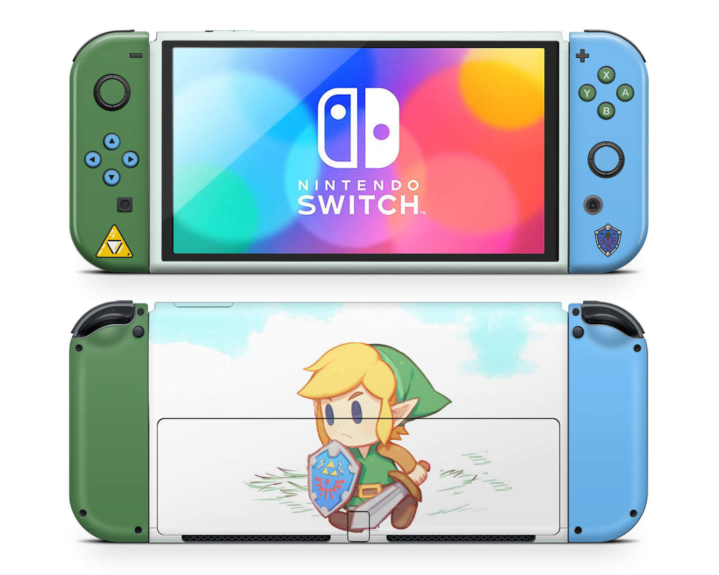 Legend of Zelda Chibi Nintendo Switch Skin