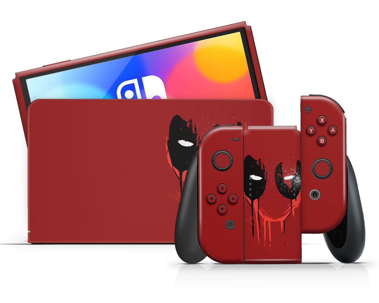 Deadpool Red Nintendo Switch Skin