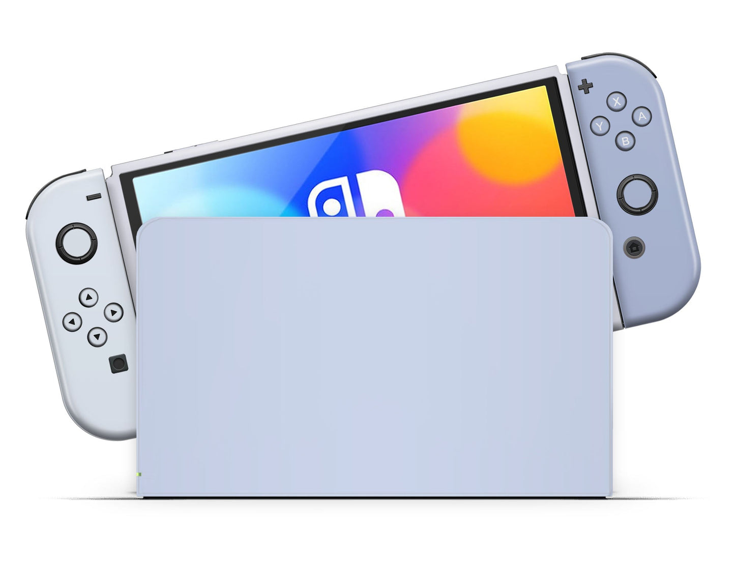 Lux Skins Nintendo Switch OLED Winter Wonderland Classic no logo Skins - Solid Colours Colour Blocking Skin