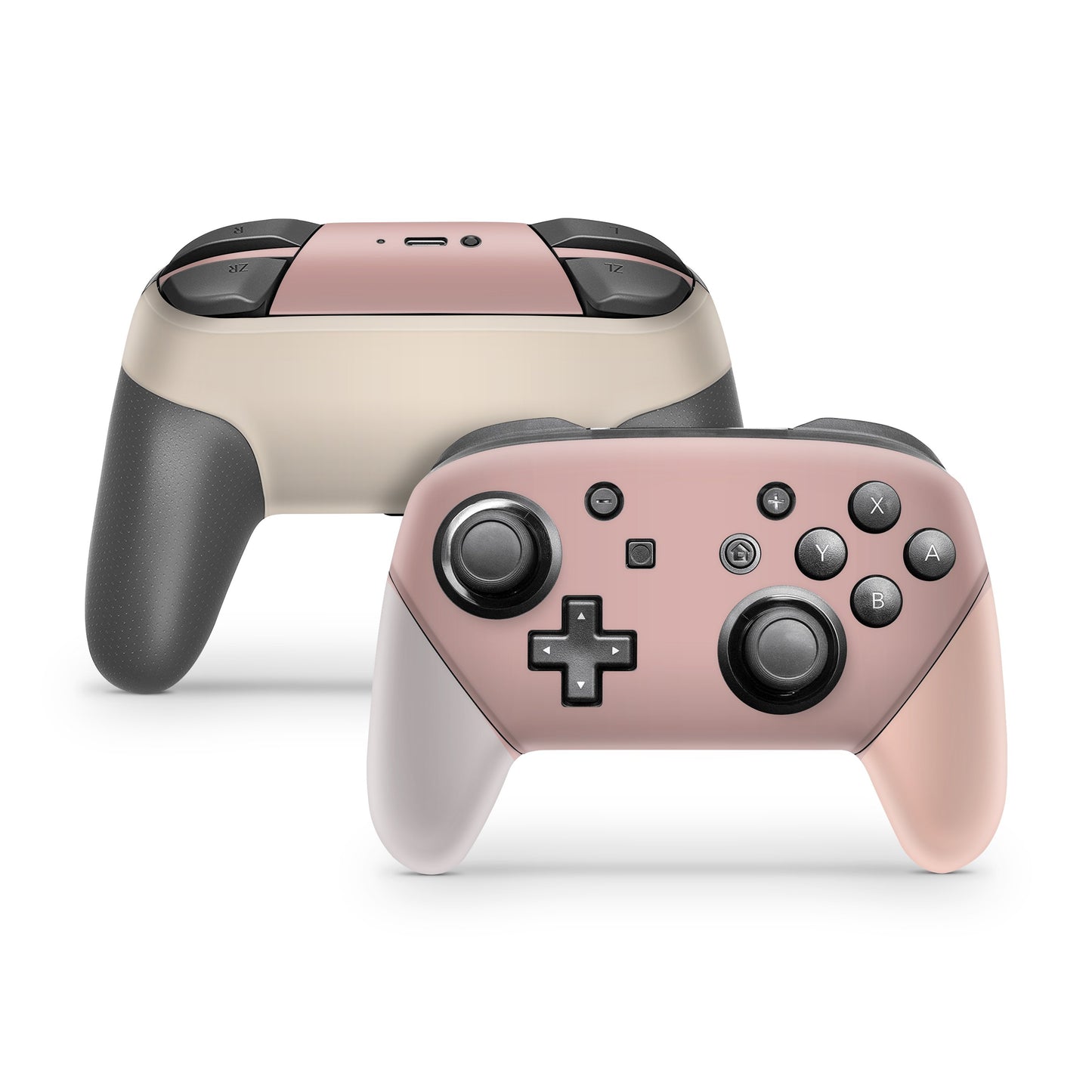 Lux Skins Nintendo Switch Pro Ceramic Rose PastelsSkins - Solid Colours Colour Blocking Skin