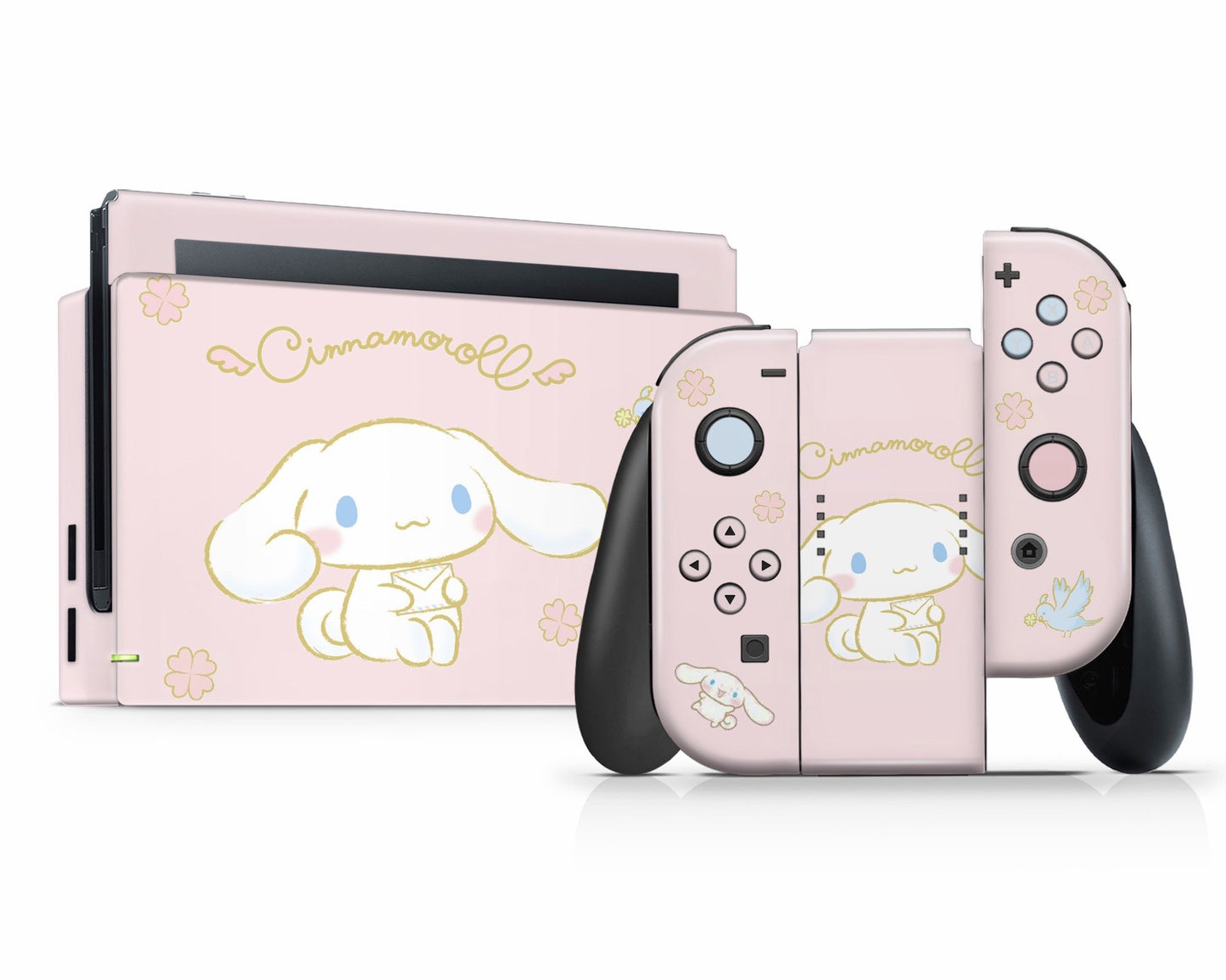 Lux Skins Nintendo Switch Cinnamoroll Baby Pink Full Set Skins - Pop culture Cinnamoroll Skin