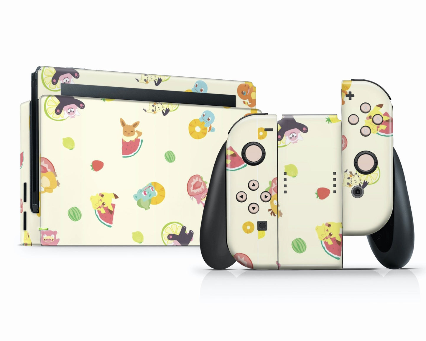 Lux Skins Nintendo Switch Pokemon Summertime Fruits Full Set Skins - Pop culture Pokemon Skin