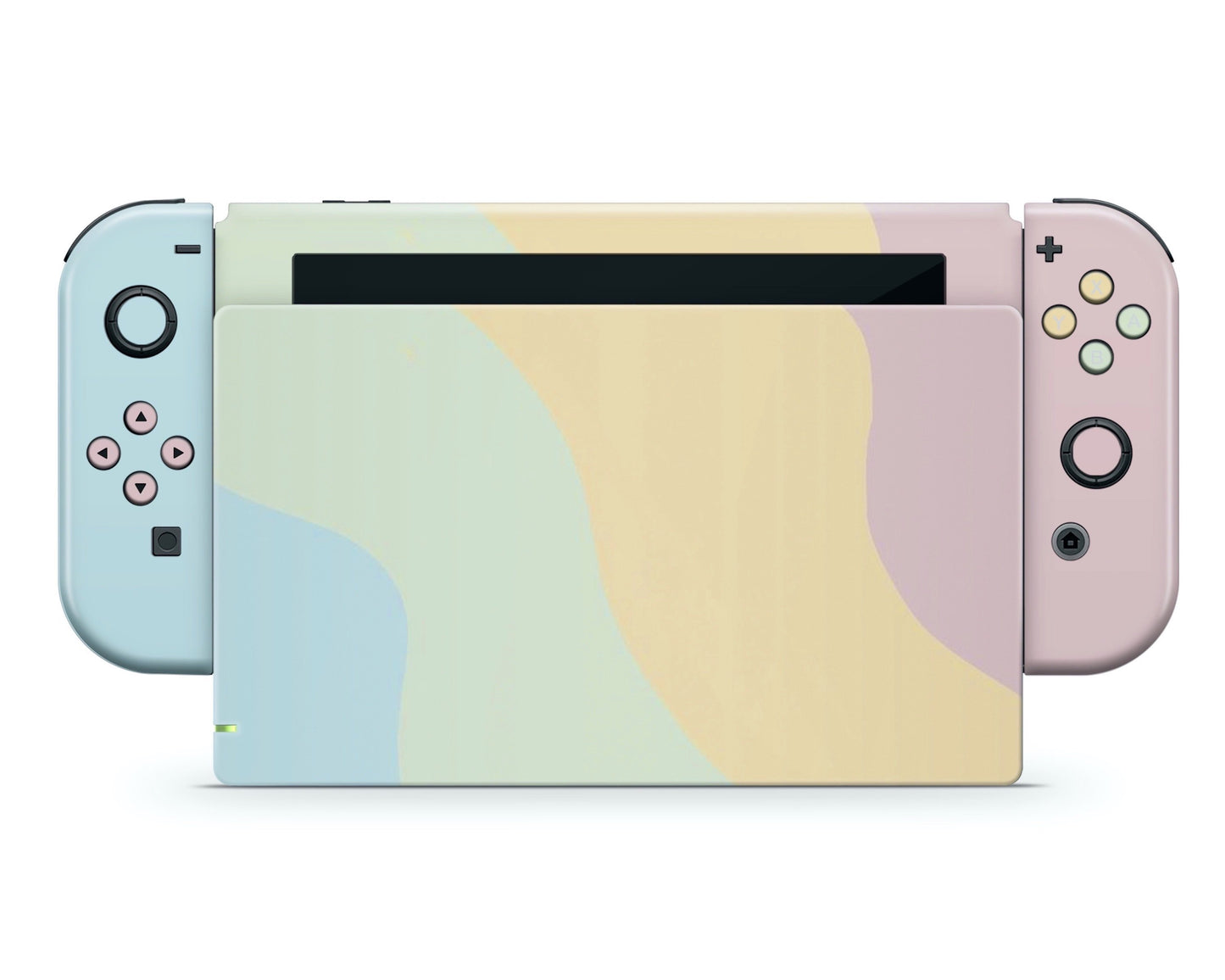 Lux Skins Nintendo Switch Retro Waves Classic no logo Skins - Solid Colours Colour Blocking Skin