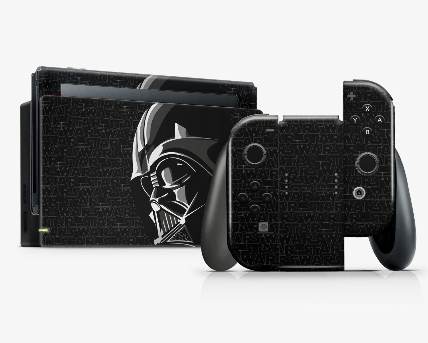 Lux Skins Nintendo Switch Star Wars Darth Vader Black Full Set Skins - Pop culture Star Wars Skin