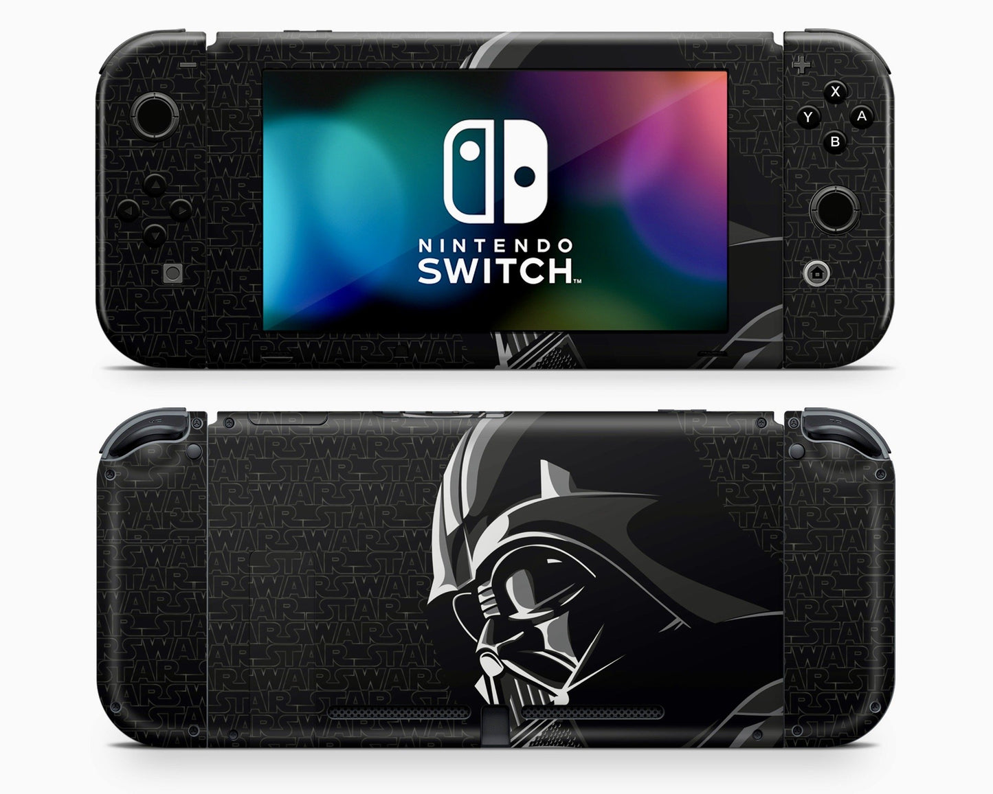 Lux Skins Nintendo Switch Star Wars Darth Vader Black Full Set Skins - Pop culture Star Wars Skin