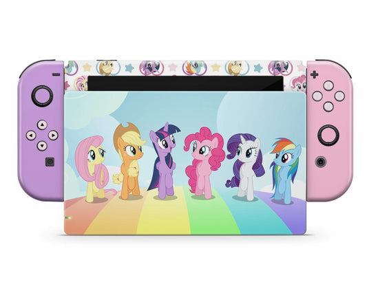 Lux Skins Nintendo Switch My Little Pony Full Set Skins - Pop culture My Little Pony Skin