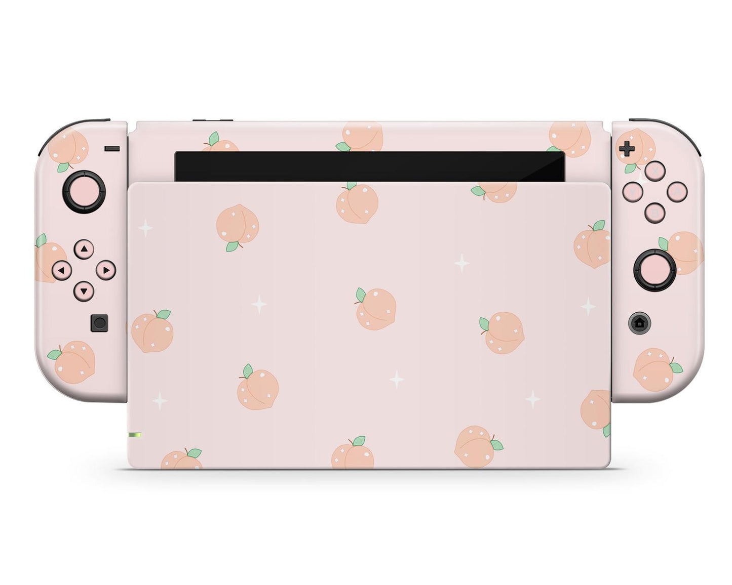 Lux Skins Nintendo Switch Soft Pastel Peaches Classic no logo Skins - Pattern Fruits Skin