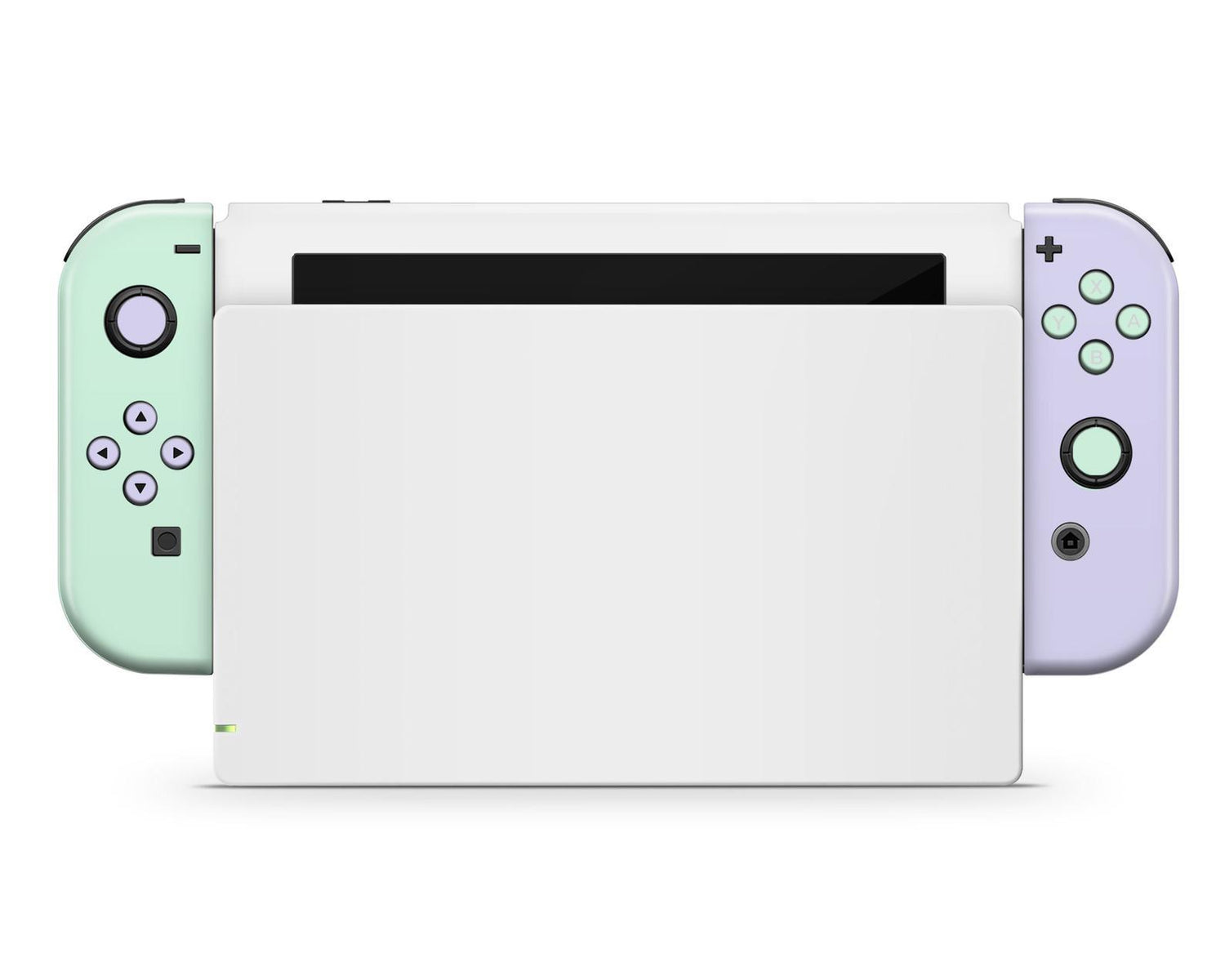 Lux Skins Nintendo Switch Retro Mint Purple Disco Gaming Classic no logo Skins - Solid Colours Colour Blocking Skin