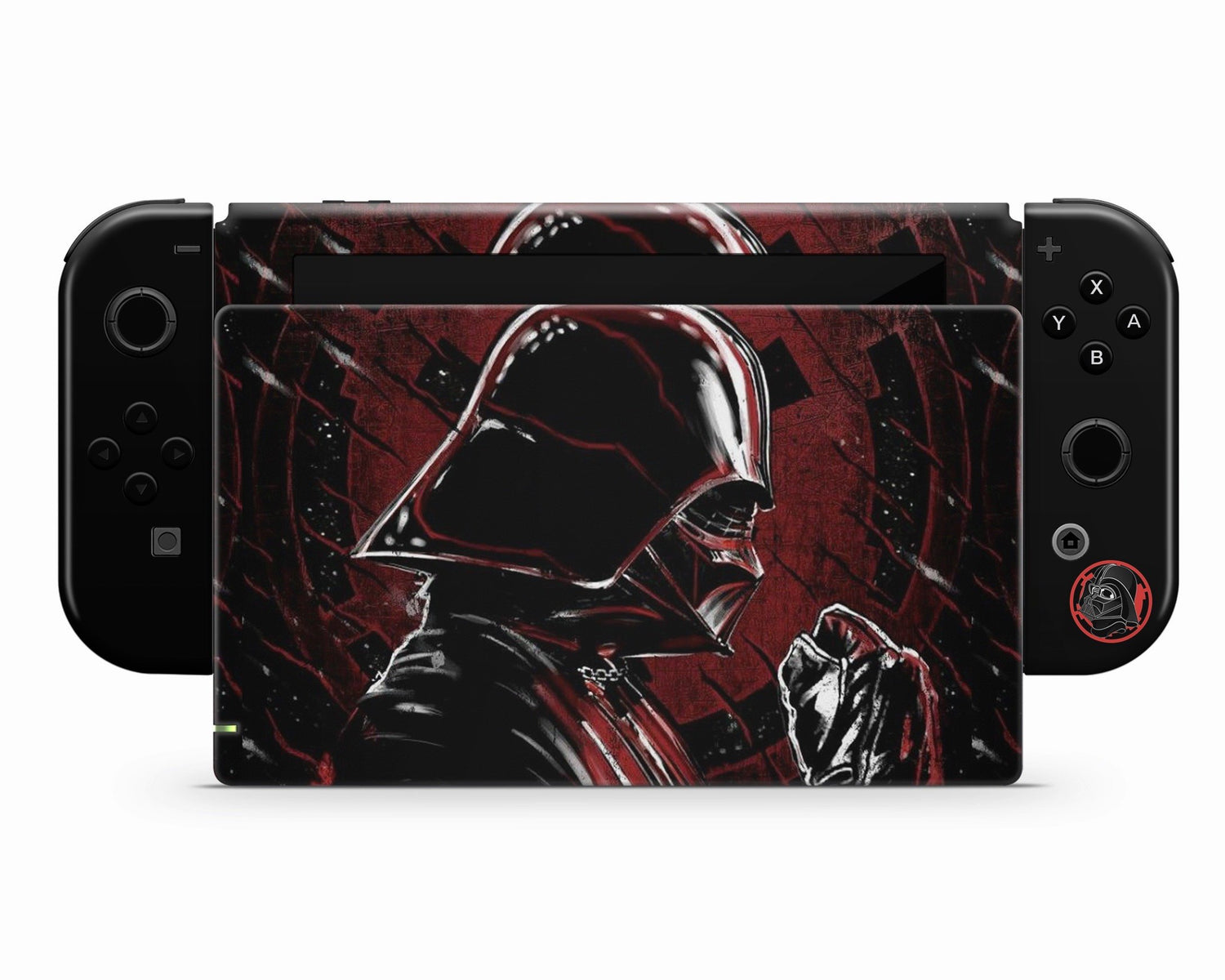 Lux Skins Nintendo Switch Star Wars Darth Vader Red Full Set Skins - Pop culture Star Wars Skin