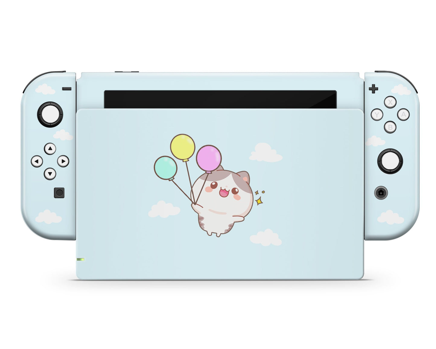 Lux Skins Nintendo Switch Kitty Up in the Sky Full Set Skins - Art Animals Skin