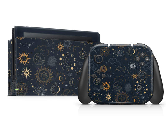 Constellation Stargazing Night Sky Nintendo Switch Skin