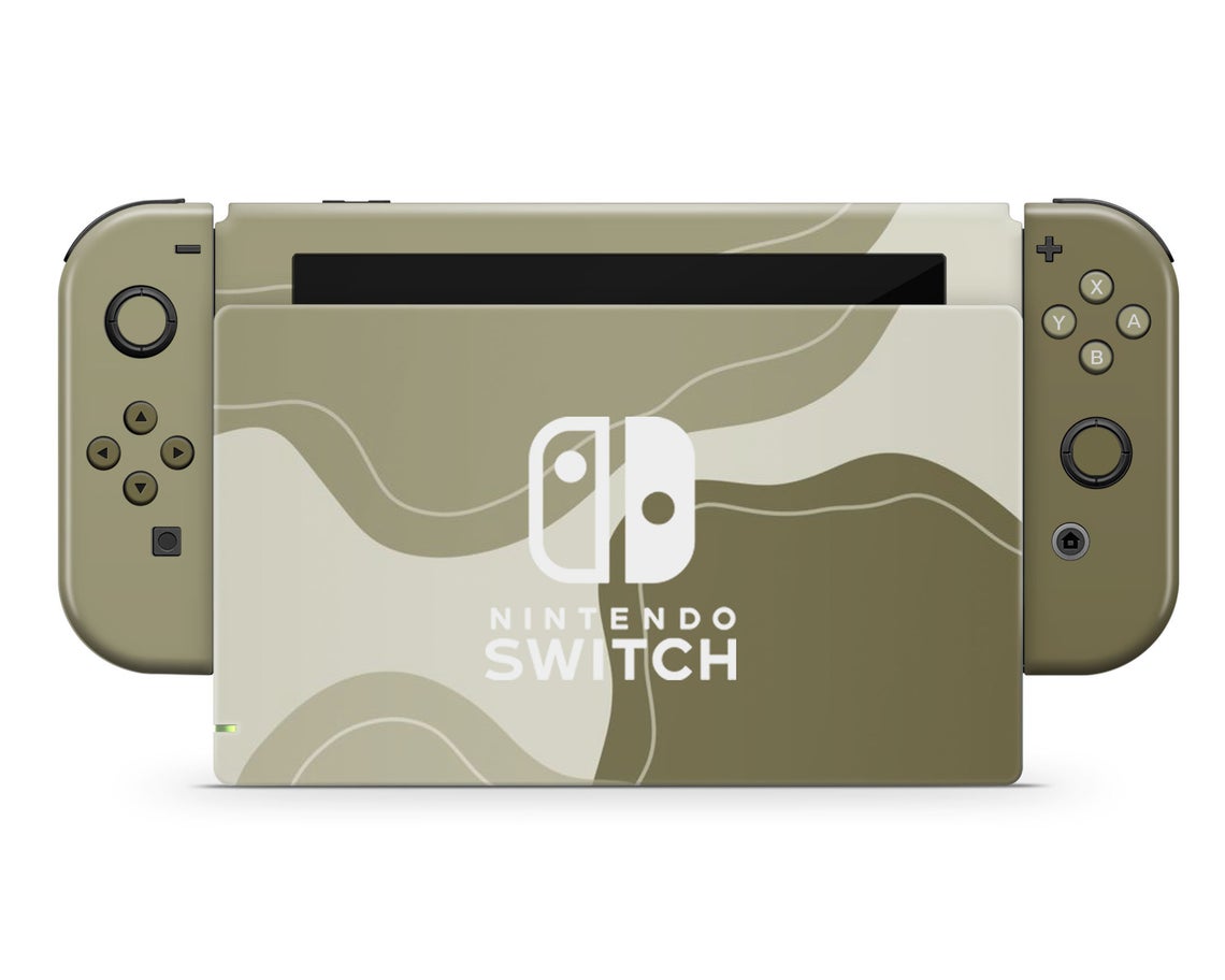 Wild Sage Khaki Forest Nintendo Switch Skin