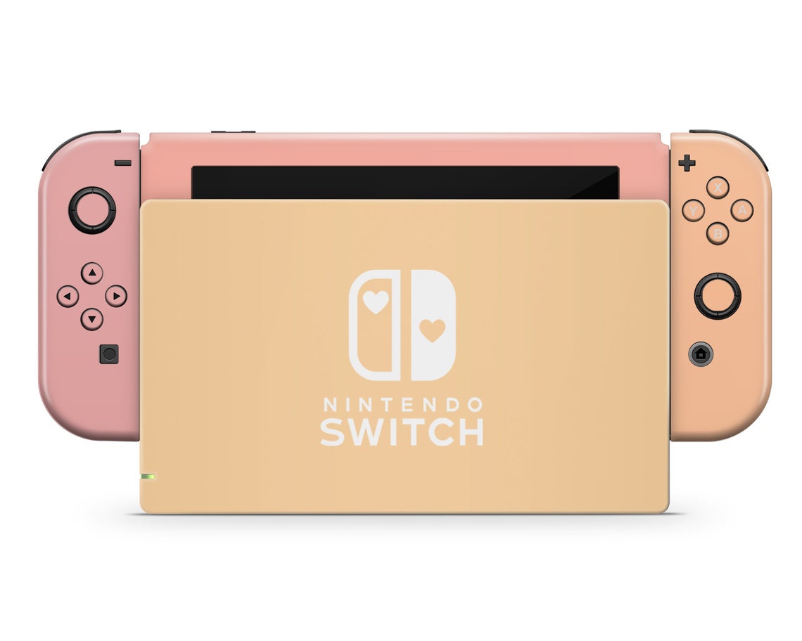 Peach Mango Sorbet Nintendo Switch Skin