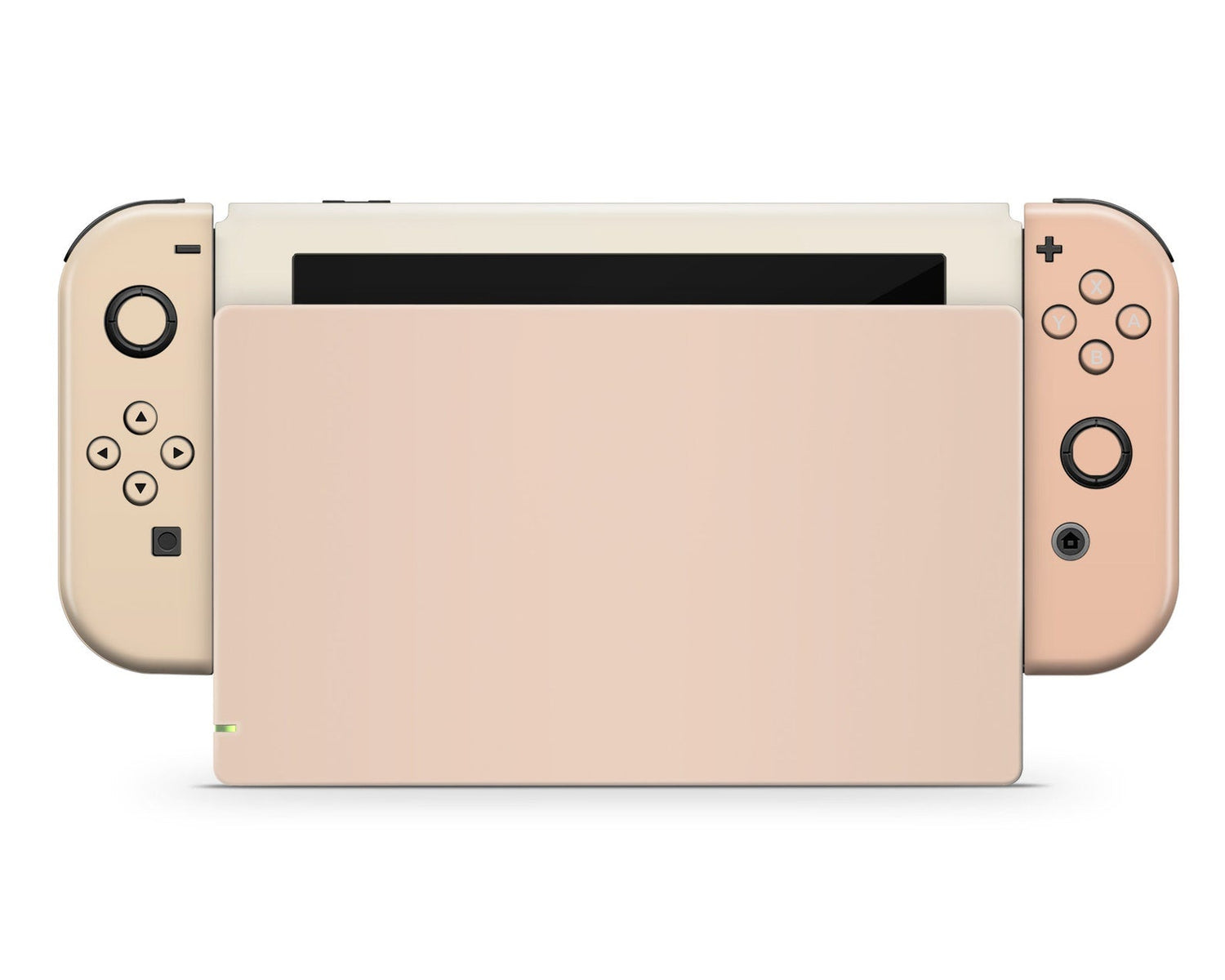 Lux Skins Nintendo Switch Peach Souffle Classic no logo Skins - Solid Colours Colour Blocking Skin