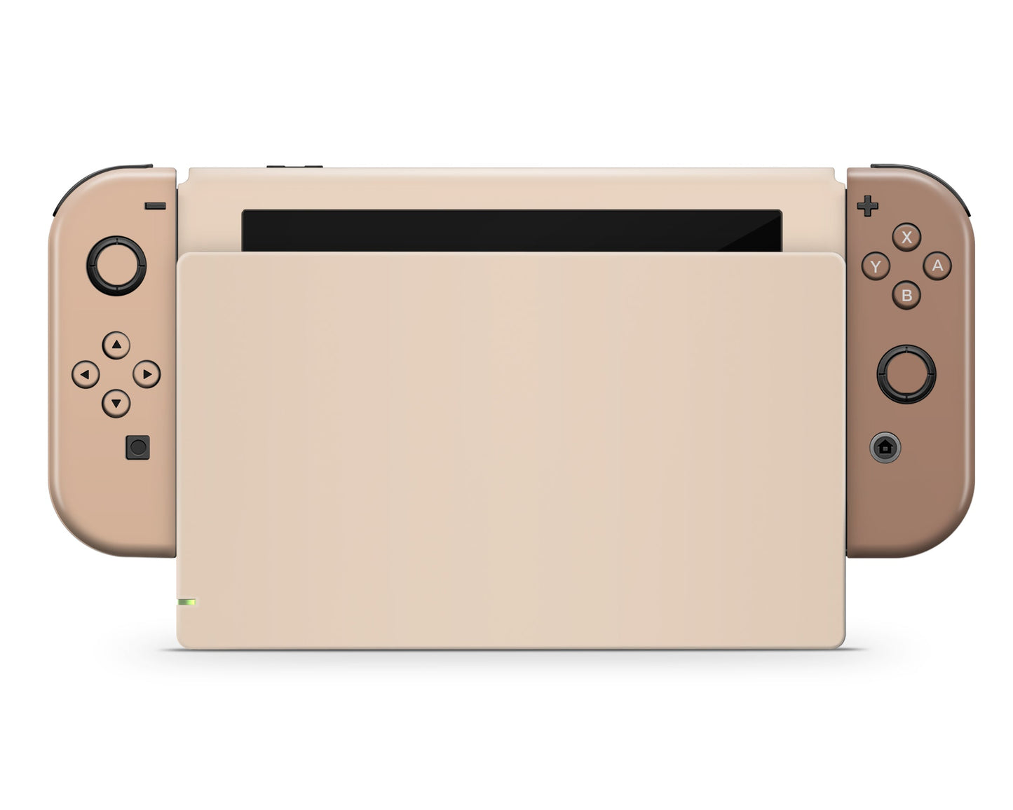 Lux Skins Nintendo Switch Iced Latte Classic no logo Skins - Solid Colours Colour Blocking Skin