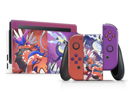 Lux Skins Nintendo Switch Pokemon Scarlet & Violet Full Set Skins - Pop culture Pokemon Skin
