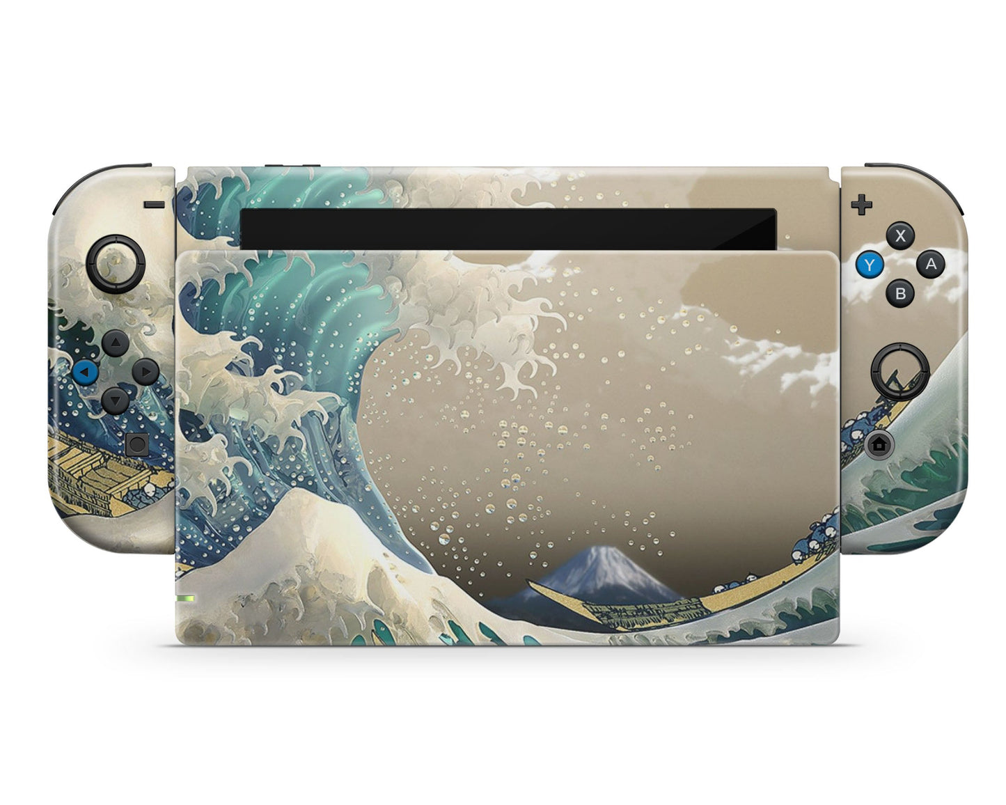 Lux Skins Nintendo Switch Great Wave off Kanagawa Full Set Skins - Art Artwork Skin