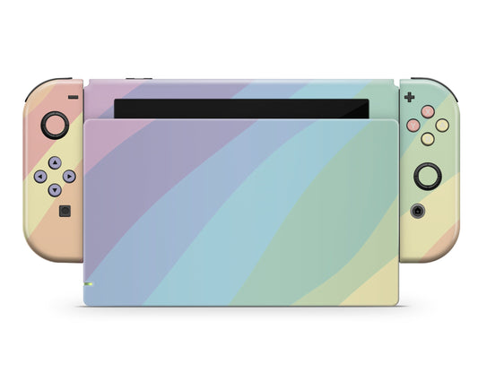 Lux Skins Nintendo Switch LGBT Rainbow Full Set Skins - Art Pride Series Skin