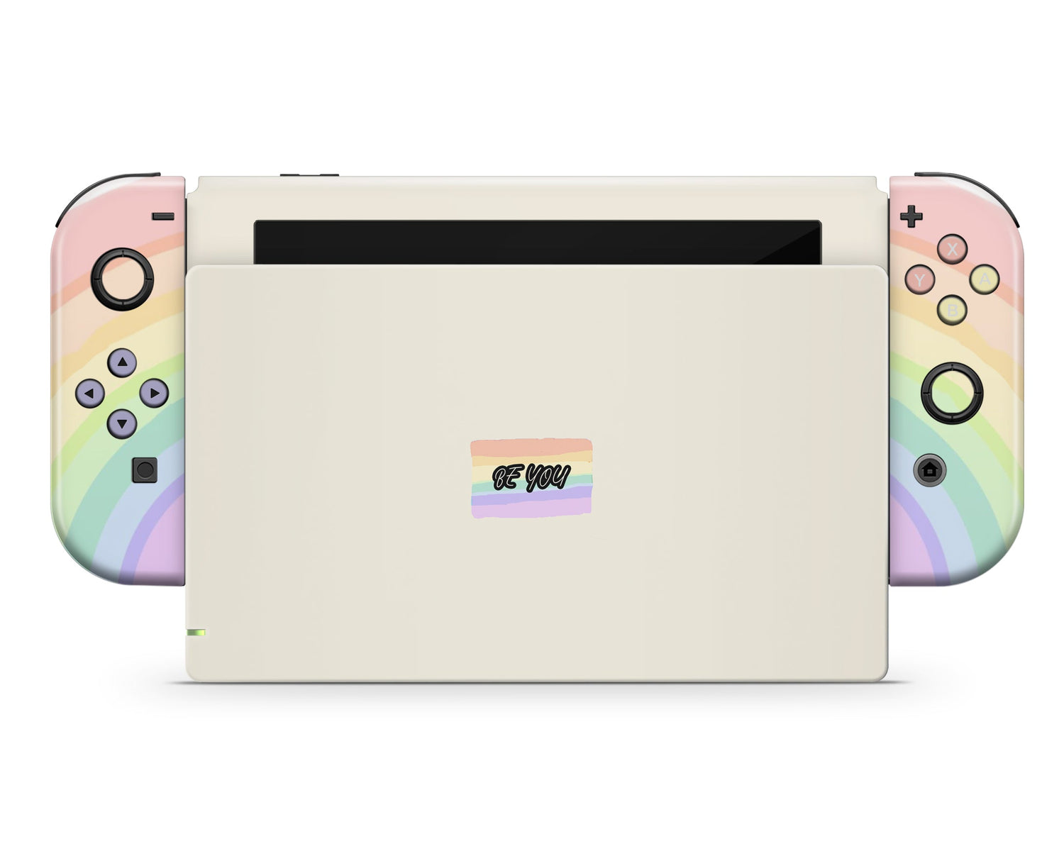 Lux Skins Nintendo Switch LGBT Rainbow Flag Full Set Skins - Art Pride Series Skin