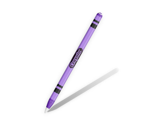 Lux Skins Apple Pencil Crayloa Violet 1st Generation Skins - Art Crayola Series Skin