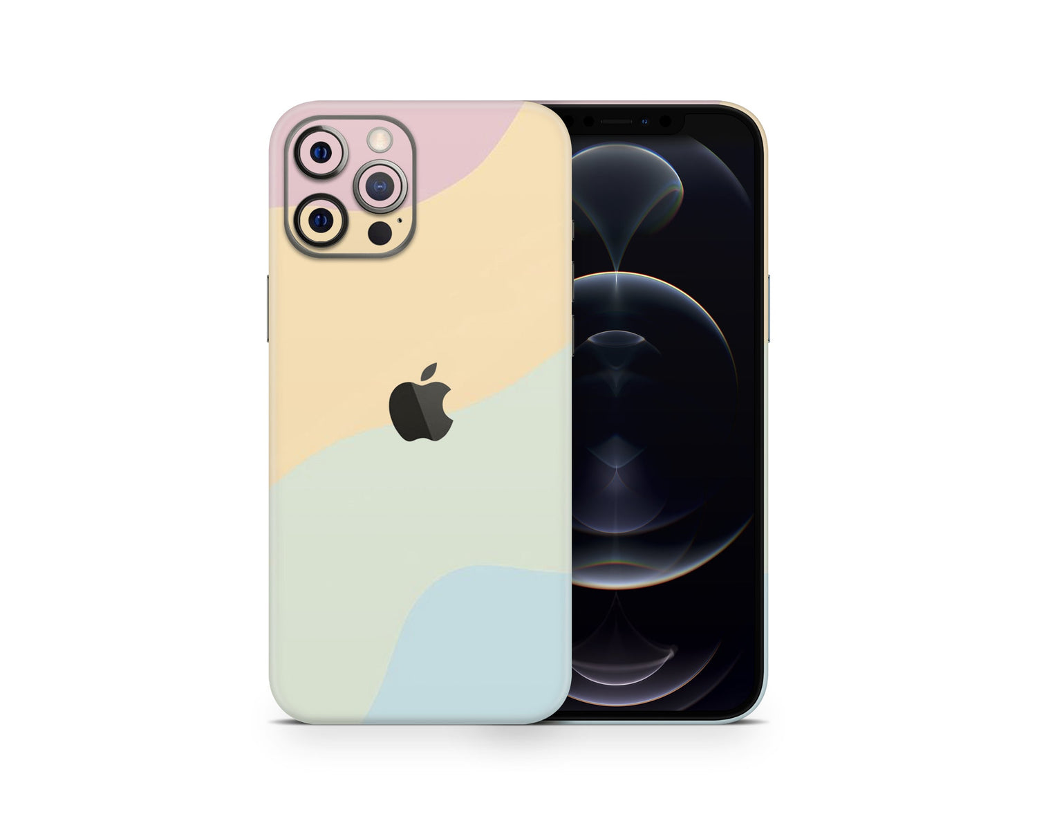 Lux Skins iPhone Retro Waves iPhone 13 Pro Max Skins - Solid Colours Colour Blocking Skin
