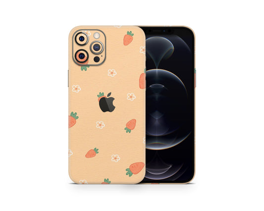 Lux Skins iPhone Carrot Pattern iPhone 13 Pro Max Skins - Pattern Fruits Skin
