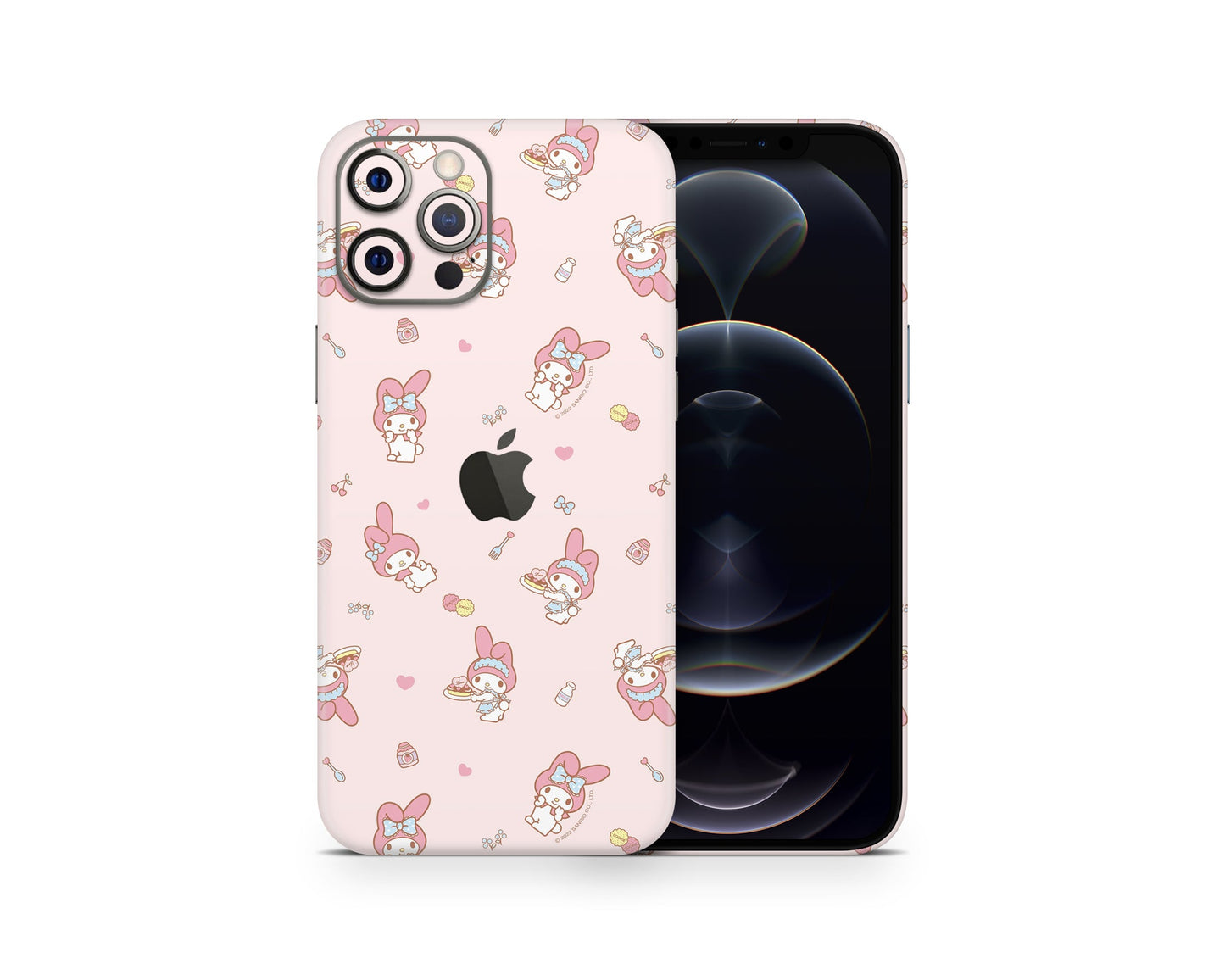 Lux Skins iPhone My Melody Pattern Soft Pastel Pink iPhone 13 Pro Max Skins - Pop culture Sanrio Skin