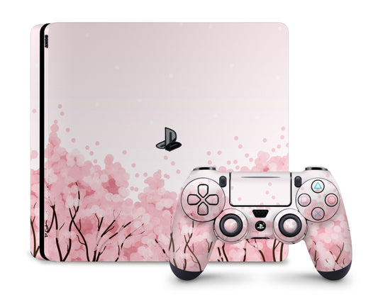 Lux Skins PS4 Cherry Blossom Sakura Flower PS4 Skins - Art Floral Skin