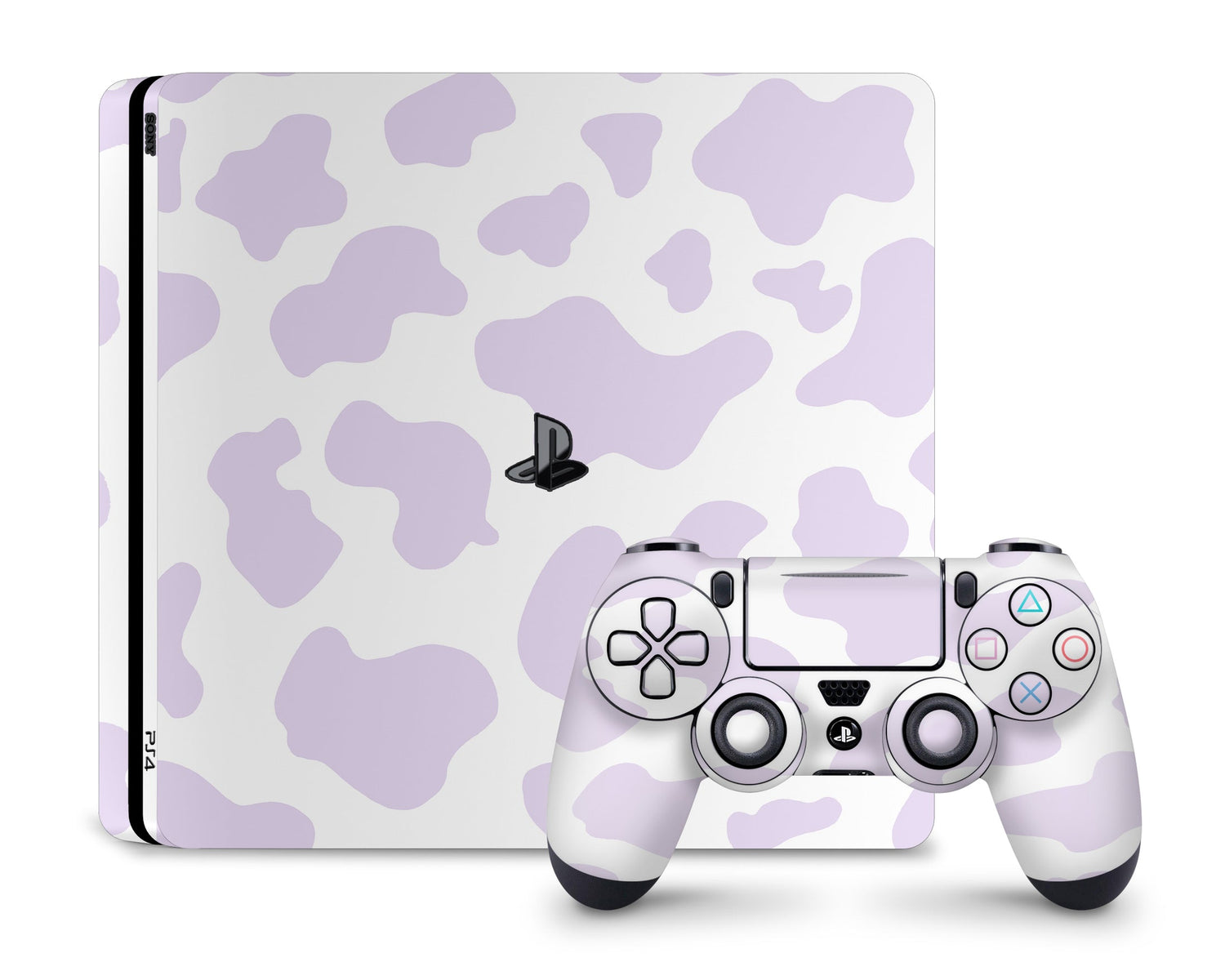 Lux Skins PS4 Purple Cow Print PS4 Skins - Art Animals Skin