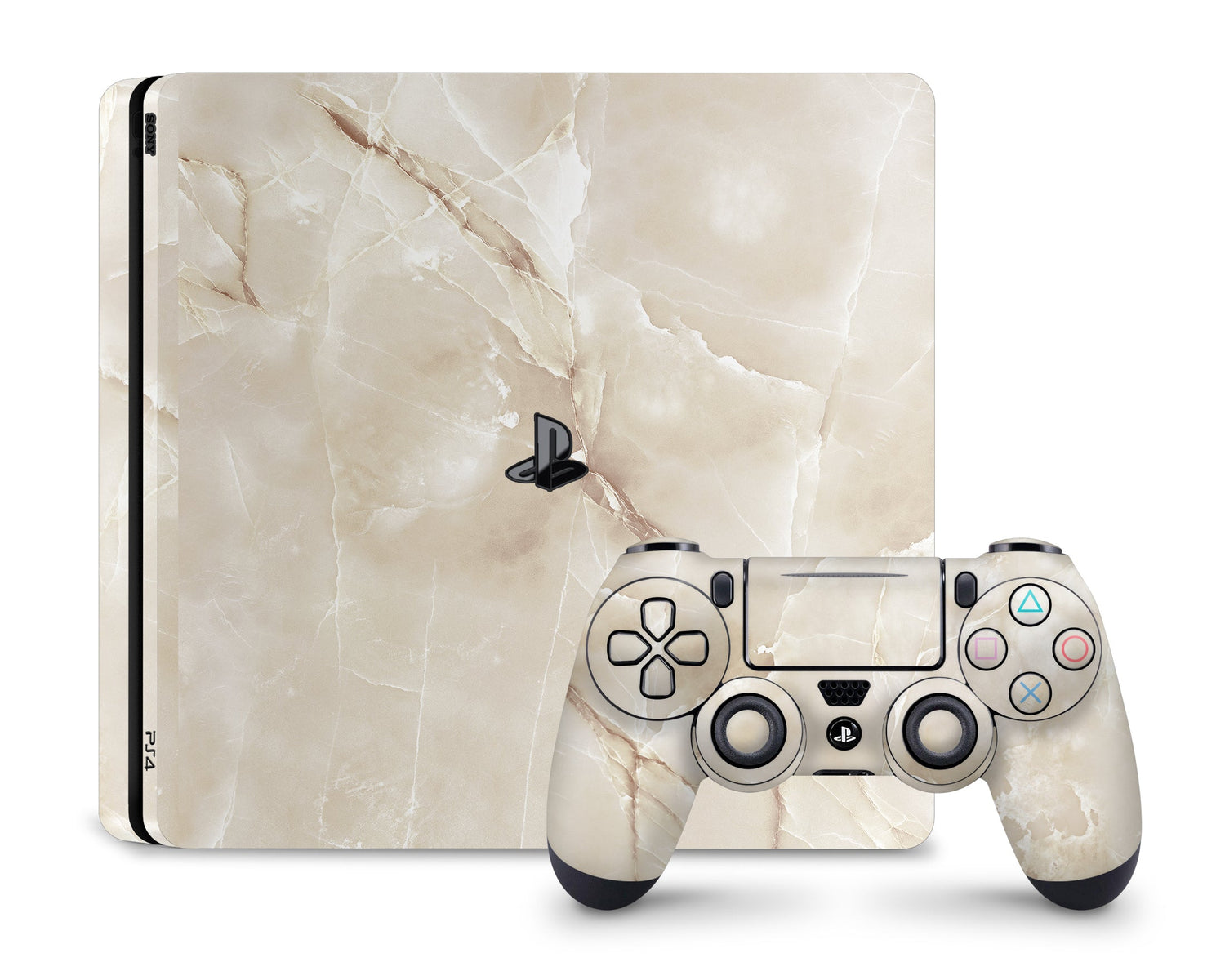 Lux Skins PS4 Beige Marble PS4 Skins - Pattern Marble Skin