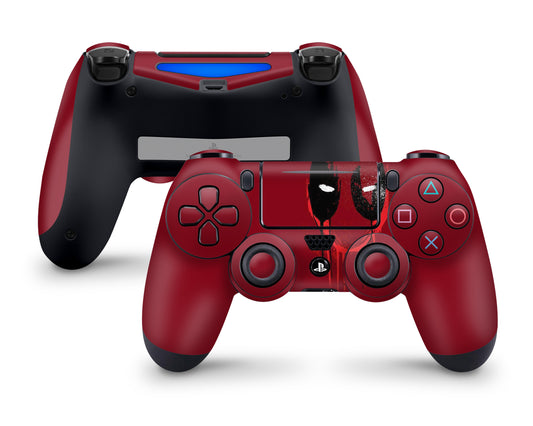 Deadpool Red Splatter PS4 Controller Skin