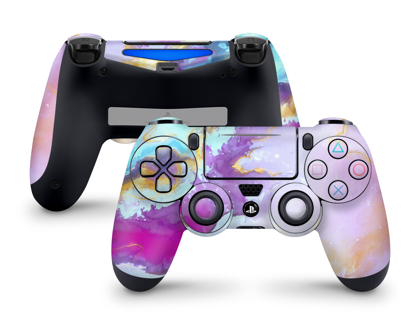 Ethereal Pastel Purple Marble PS4 Controller Skin