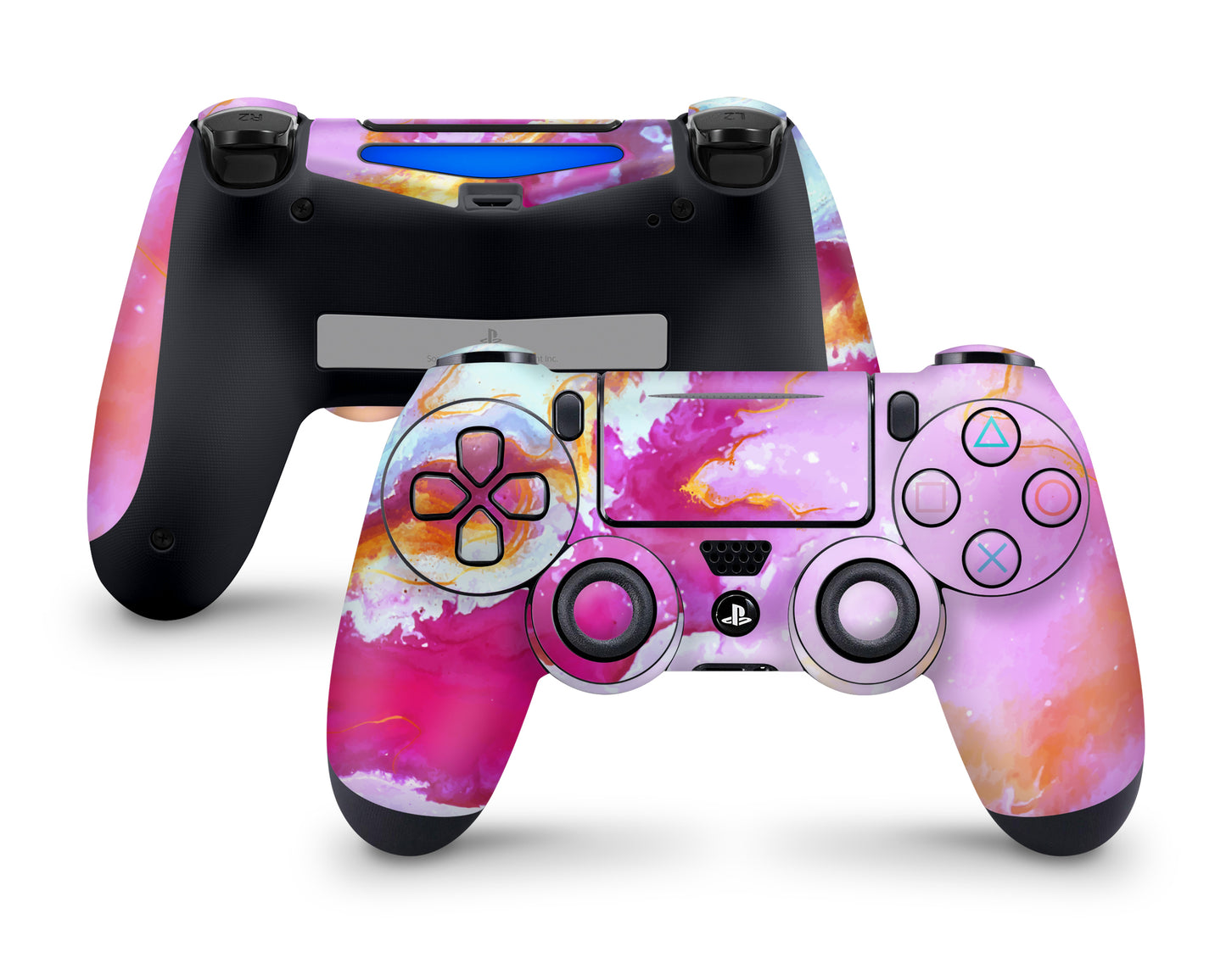Ethereal Pastel Pink Marble PS4 Controller Skin