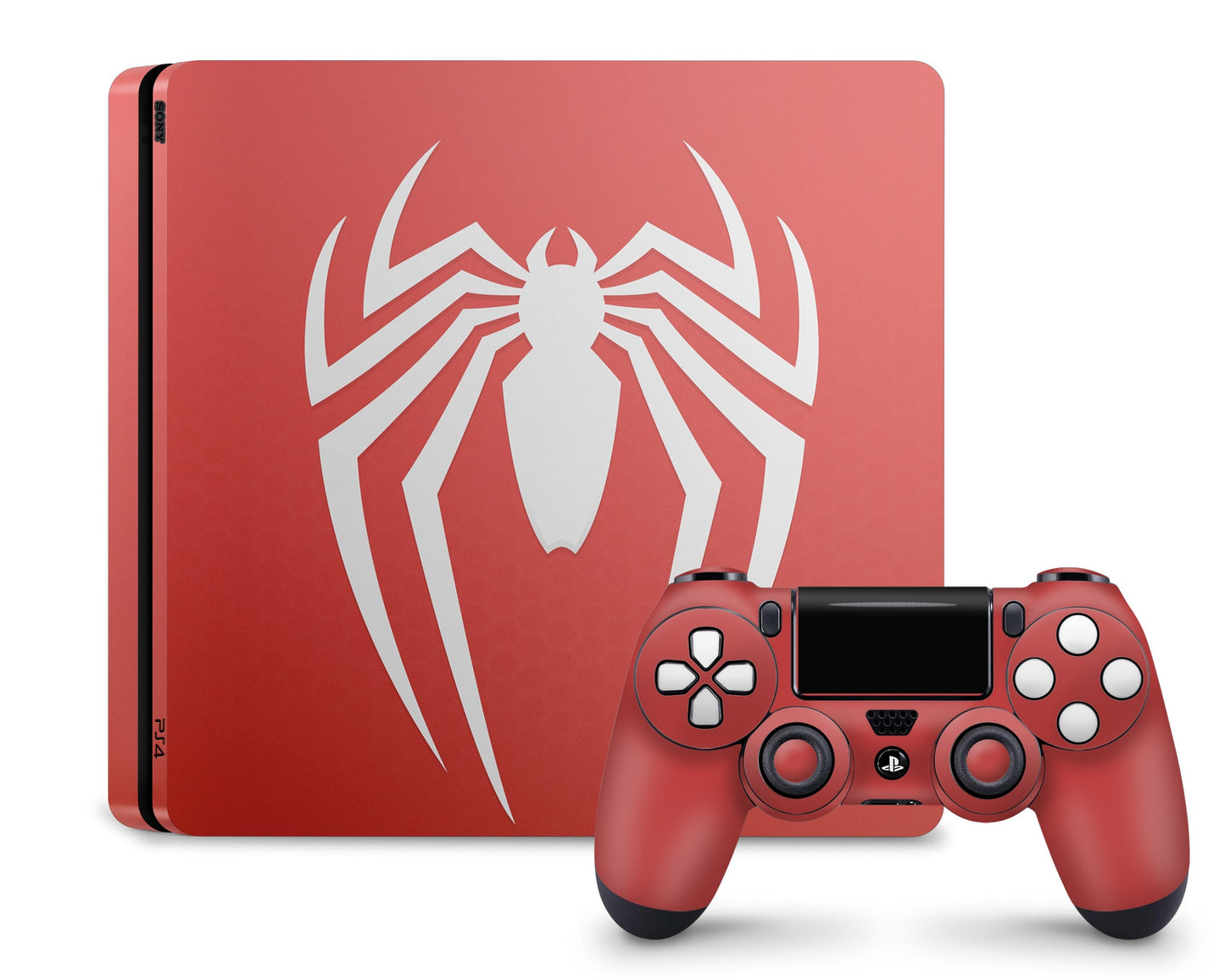 Lux Skins PS4 Red Spiderman PS4 Skins - Pop culture Spiderman Skin