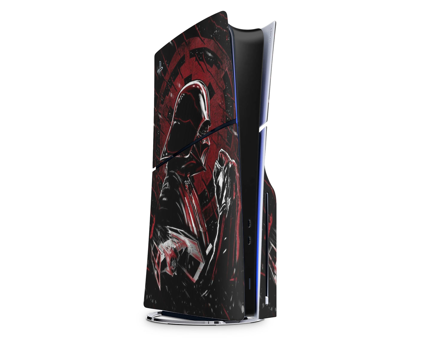 Lux Skins PS5 Slim Star Wars Darth Vader Red PS5 Slim Skins - Pop culture Star Wars Skin