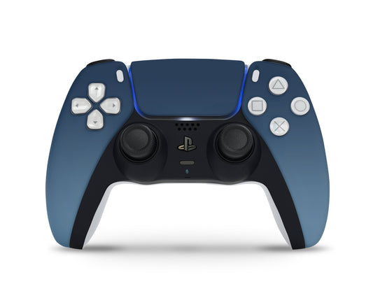 Lux Skins PS5 Navy Blue Gradient PS5 Skins - Solid Colours Gradient Skin