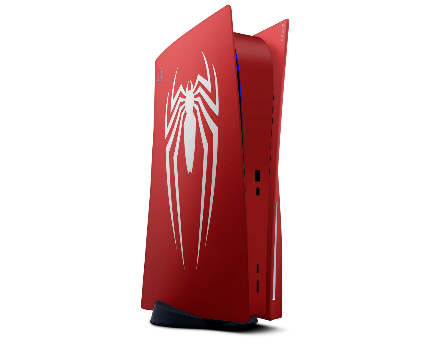 Lux Skins PS5 Red Spiderman PS5 Skins - Pop culture Spiderman Skin